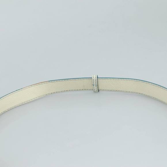 CELINE C Macadam Canvas Shoulder Bag Light Blue Auth 107709 - Picture 8 of 16